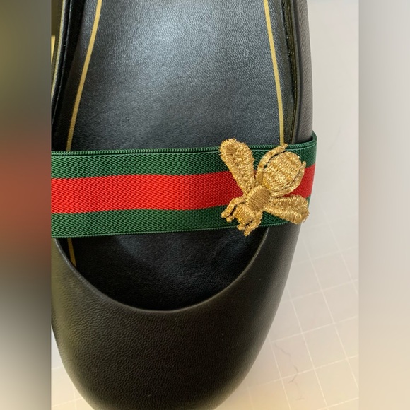 GUCCI "BAYADERE BEE BALLET FLAT" NEW 38 1/2 - Picture 6 of 8